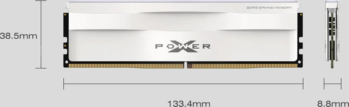 Silicon Power XPOWER Zenith white UDIMM 32GB Kit, DDR5-6000, CL30-38-38-96