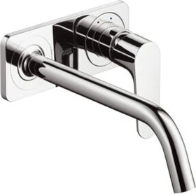 Hansgrohe Axor Citterio M Waschbeckenarmatur mit Platte 227mm chrom