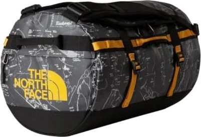 The North Face Base Camp Duffel S anthracite grey conrad topos print/summit gold