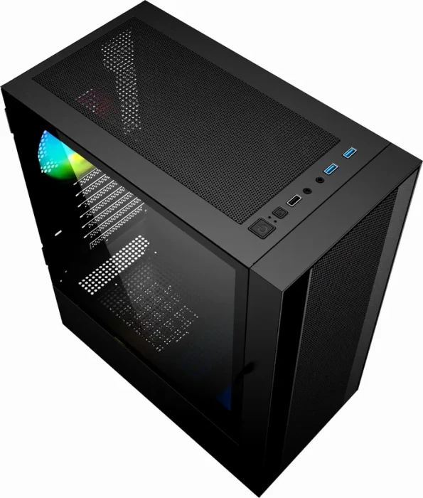 Gembird Fornax 4000W Black, Glasfenster