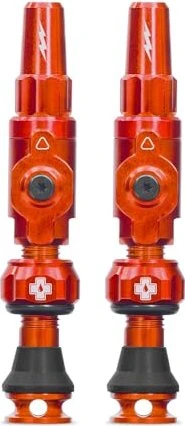Muc-Off Big Bore Lite Tubeless-Ventil 35mm orange