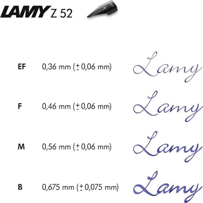 Lamy Lx marron, rechte Hand, extra fein