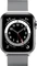 Apple Watch Series 6 (GPS + Cellular) 40mm Edelstahl silber mit Milanaise-Armband silber Vorschaubild