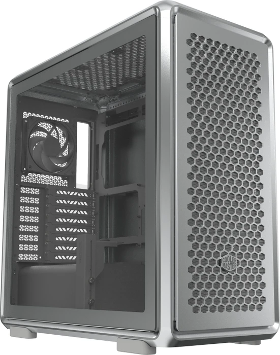 Cooler Master MasterFrame 600, silber, Glasfenster