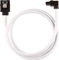 Corsair Premium Sleeved SATA 6Gb/s Kabel weiß 0.6m, gewinkelt Vorschaubild