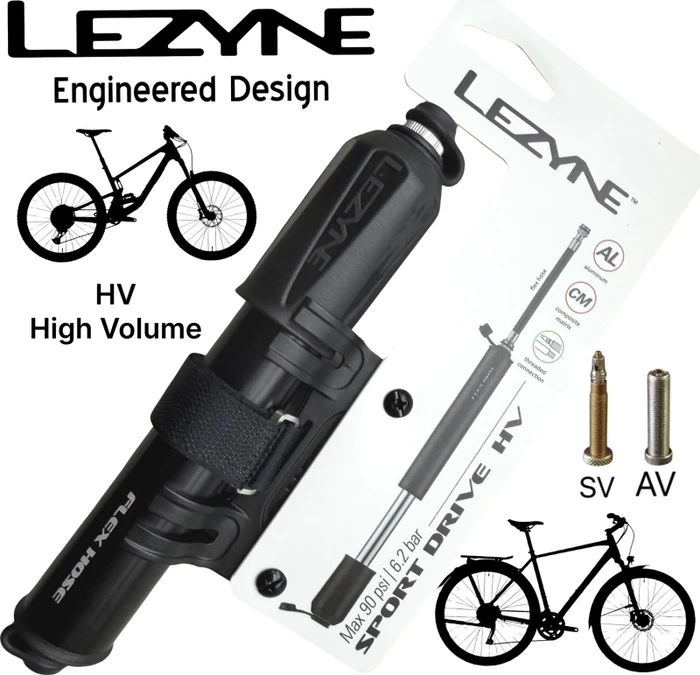 Lezyne Sport Drive HV Handpumpe