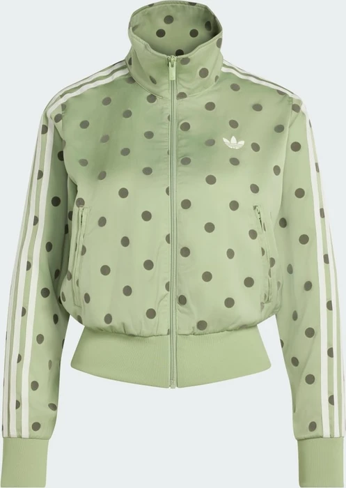 adidas Satin Polka Dots TT Track Top Trainingsjacke magic lime (Damen)