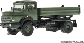 Viessmann - Spur H0 - CarMotion - MB Rundhauber 2-achs mit Kipp-Pritsche, Militär