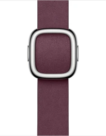 Apple Feingewebe Armband mit moderner Schließe Medium für Apple Watch 41mm Mulberry