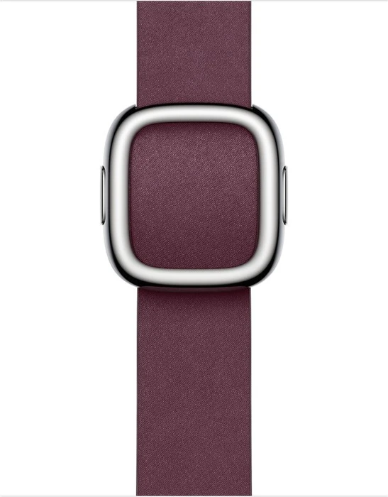 Apple Feingewebe Armband mit moderner Schließe Medium für Apple Watch 41mm Mulberry
