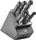 Zwilling Gourmet Selbstschärfender Messerblock-Set anthrazit, 7-tlg. (36133-700-0)