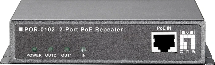 LevelOne Wallmount PoE-Extender, 3x RJ-45, PoE PD