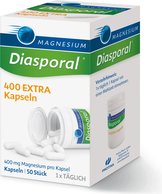 Magnesium Diasporal 400 Extra Kapseln, 100 Stück