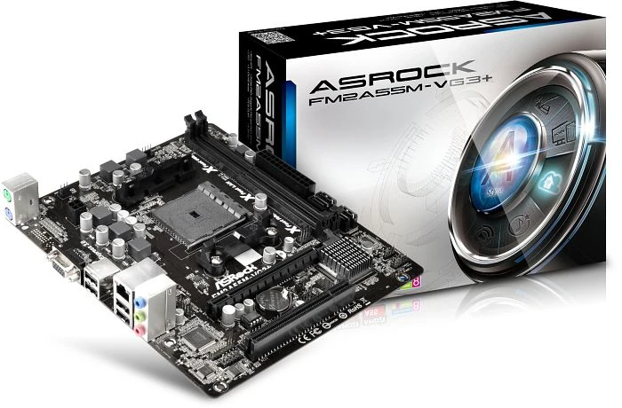 ASRock FM2A55M-VG3+ (AMD FM2)