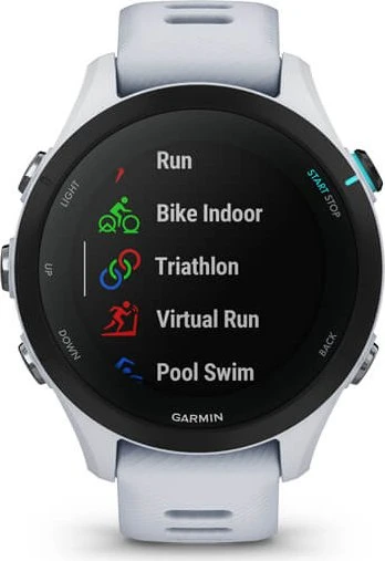 Garmin Forerunner 255S Music whitestone