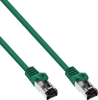 InLine Patchkabel, Cat8.1, S/FTP, RJ-45/RJ-45, 15m, grün (78815G)