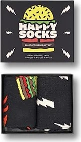 Happy Socks Blast Off Burger Gift Set Socken, 2 Paare
