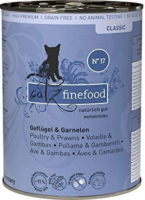 Catz finefood Classic No.17 Geflügel und Garnelen, 2.40kg (6x 400g)