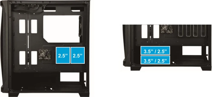 Enermax StarryKnight SK30, Glasfenster