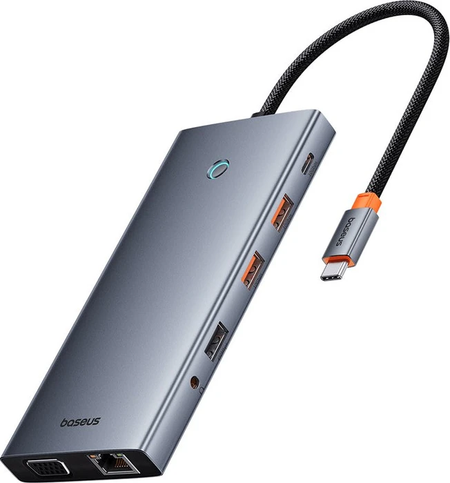 Baseus PortalJoy 13-in-1 Multiport-Adapter, USB-C 3.1 [Stecker]