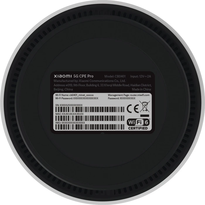 Xiaomi 5G CPE Pro, 5G
