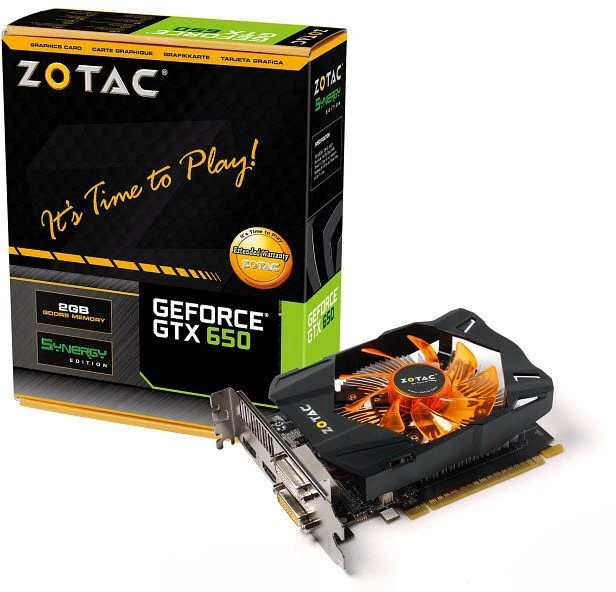 Zotac GeForce GTX 650 Synergy, 2GB GDDR5, 2x DVI, 2x HDMI
