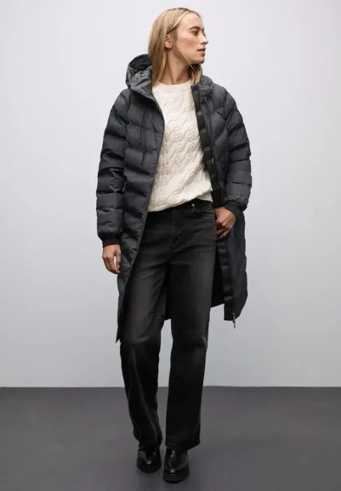 Street One Jacke mit moderner Steppung Funktionsmantel obsidian blue (Damen)