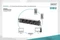 Digitus 10" Steckdosenleiste, 1HE, 4-fach, 250V, grau, 2m Vorschaubild