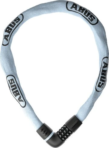 ABUS Tresor 6807C/110 Kettenschloss, Zahlenkombination light blue