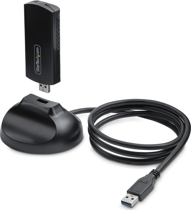 StarTech Wi-Fi 6E AXE5400, 2.4GHz/5GHz/6GHz WLAN, USB-A 3.0 [Stecker]
