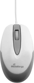 MediaRange Compact 3-Button Optical Mouse weiß/grau, USB (MROS214)