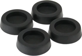 InLine Gummi-Füße für PC-Gehäuse, schwarz, 4er-Pack
