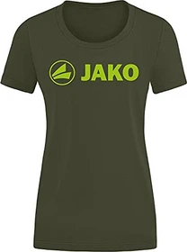Jako Promo T-Shirt kurzarm khaki/neon green (Damen)