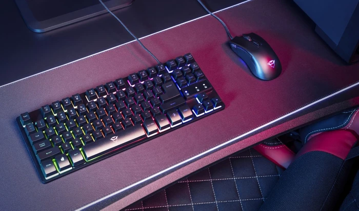 Trust Gaming GXT 833 Thado TKL, LEDs RGB, USB, ES