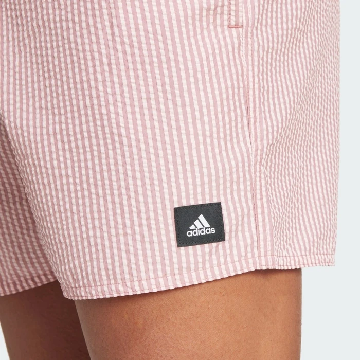 adidas Stripey Classics Short Length Badeshorts preloved crimson/white (Herren)