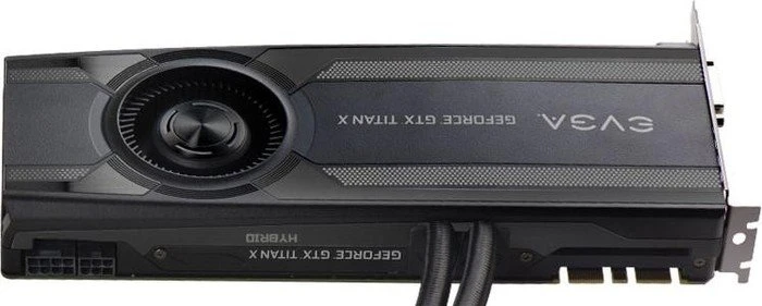 EVGA GeForce GTX Titan X Hybrid, 12GB GDDR5, DVI, HDMI, 3x DP