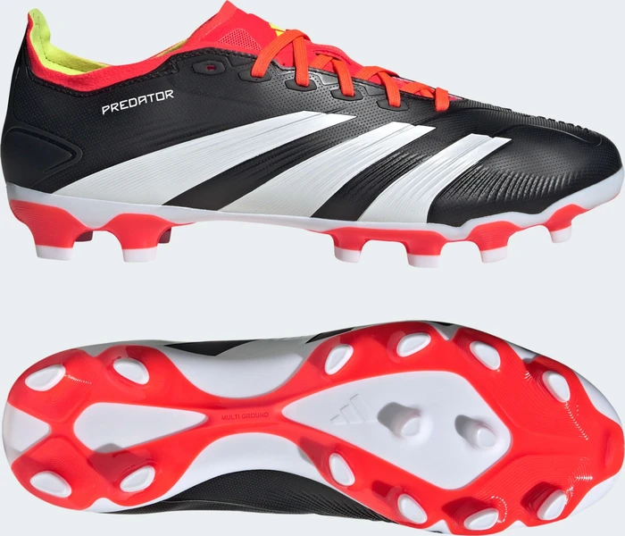adidas Predator 24 League Low MG core black/cloud white/solar red
