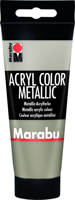 Marabu Acryl Color Acrylfarbe, taupe metallic, 100ml
