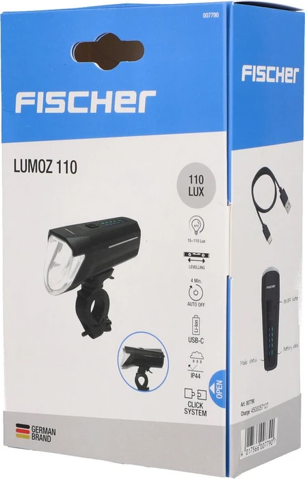Fischer LED-Akku 110 Lux Frontlicht