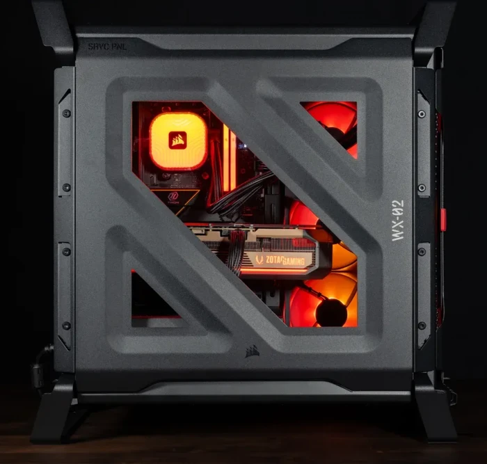 Corsair Warthog RS WX-02 Black, Glasfenster