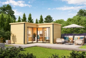 Lasita Maja Domeo 6 Gartenhaus natur