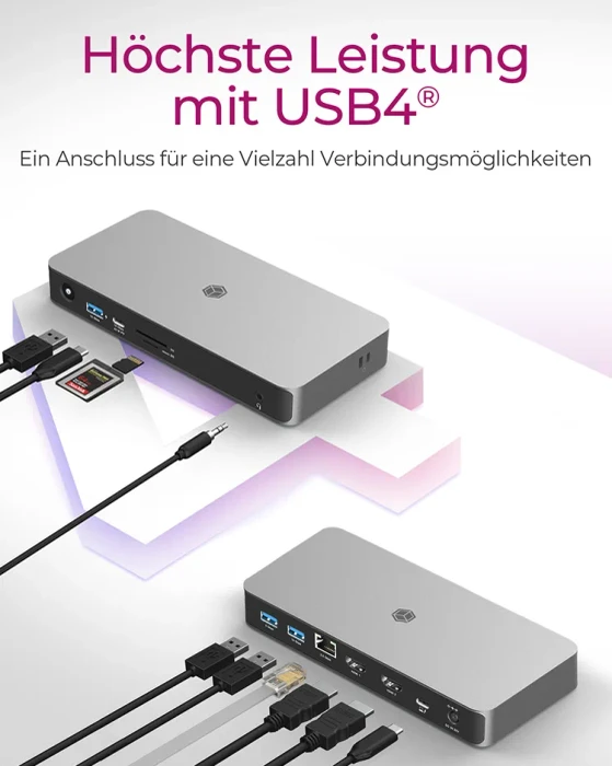 RaidSonic Icy Box IB-DK2880-C41, USB4 [Buchse]