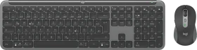 Logitech MK950 Signature Slim Combo Graphite, Logi Bolt, USB/Bluetooth, DE