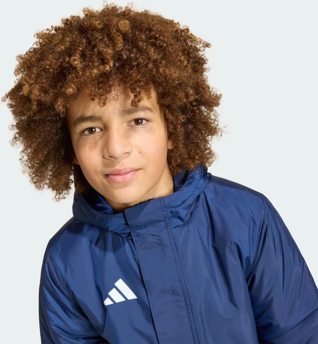 adidas Entrada 26 Stadium Jacke team navy blue 2/white (Junior) (JZ6667) – Bild 7