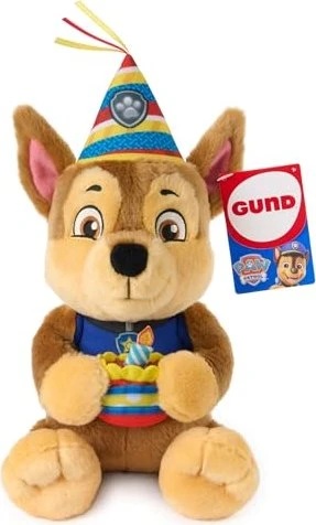 Spin Master Gund Paw Patrol Chase Gerburtstagsplüsch 23cm