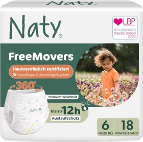 Naty by Nature Babycare Gr.6 Öko Einwegwindel, 16+kg, 18 Stück
