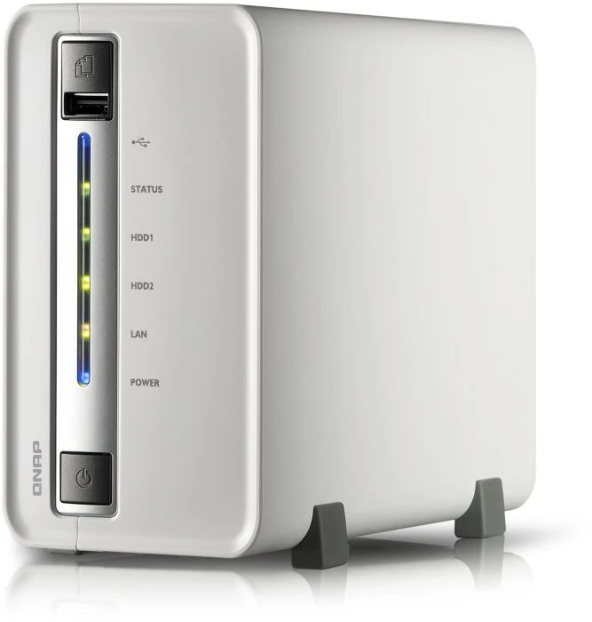QNAP Turbo Station TS-212P, 512MB RAM, 1x RJ-45 1000Base-T, 2x USB-A 3.0