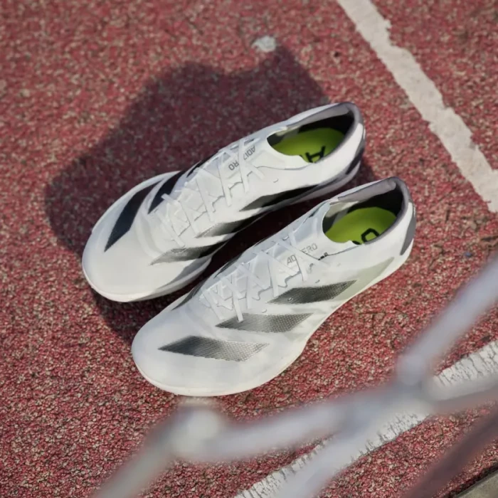 adidas Adizero Ambition cloud white/core black/green spark (Herren)