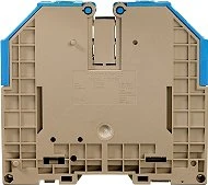 Weidmüller WDU 120/150 BL Durchgangs-Reihenklemme, Schraubanschluss, blau, 120 mm², 269 A, 1000 V, Anzahl Anschlüsse: 2