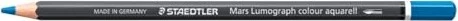 Staedtler Mars Lumograph colour aquarell 104 Aquarellstift türkis, Kartonetui, 6er-Pack